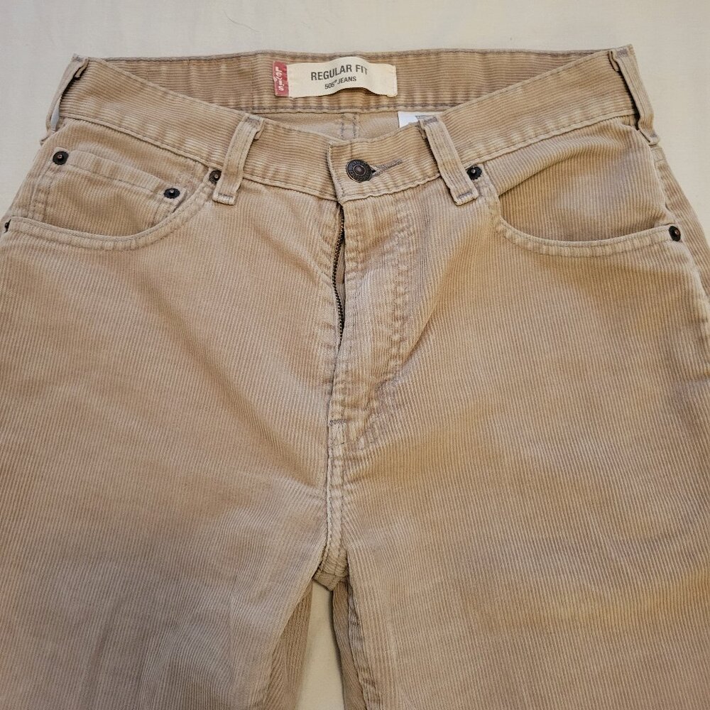 505™ Regular Fit Corduroy Pants - Color Beige - Size W29 L32